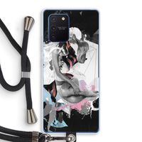 Camouflage de sommeil: Samsung Galaxy Note 10 Lite Transparant Hoesje met koord