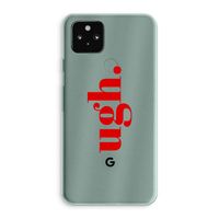 Ugh: Google Pixel 5a 5G Transparant Hoesje