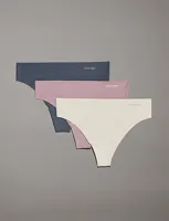 Calvin Klein 3-pack naadloze dames strings - Seamless multipack dames onderbroeken - Calvin Klein strings