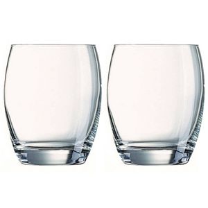 Whisky glazen - 6x - Malea serie - transparant - 300 ml - Whiskeyglazen