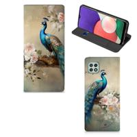 Smartphone hoesje voor Samsung Galaxy A22 5G Vintage Pauwen