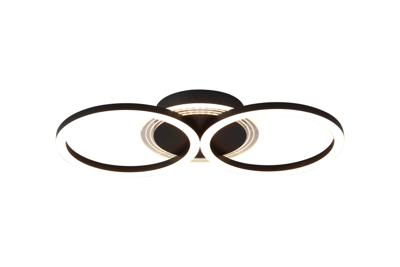 Plafondlamp Contour LED, Matt Black