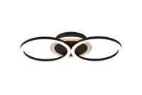 Plafondlamp Contour LED, Matt Black