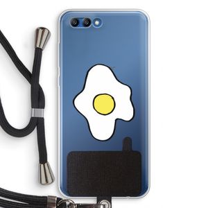 Spiegelei: Honor 10 Transparant Hoesje met koord