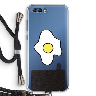 Spiegelei: Honor 10 Transparant Hoesje met koord
