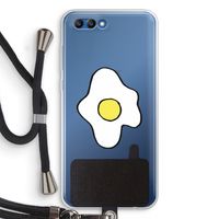Spiegelei: Honor 10 Transparant Hoesje met koord