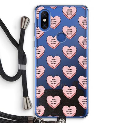 Chicks before dicks: Xiaomi Mi Mix 3 Transparant Hoesje met koord