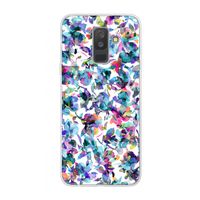 Hibiscus Flowers: Samsung Galaxy A6 Plus (2018) Transparant Hoesje