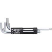 KS Tools 151.2130 Inbus Haakse schroevendraaierset 5/64 inch, 3/32 inch, 1/8 inch, 5/32 inch, 3/16 inch, 1/4 inch, 5/16 inch, 3/8 inch 8-delig