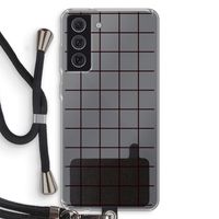 Rooster: Samsung Galaxy S21 FE Transparant Hoesje met koord