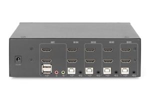 Digitus DS-12883 KVM-switch Zwart