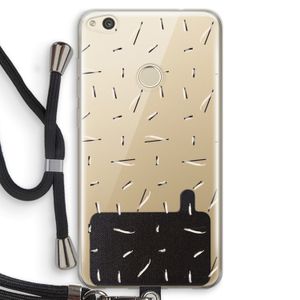 Hipster stripes: Huawei Ascend P8 Lite (2017) Transparant Hoesje met koord