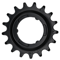 Tandwiel KMC Voor Shimano 17T O-MO Staal 3/32 inch - Zwart