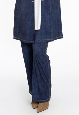 Yoek Broek bootleg DENIM | Blauw | Maat 58/60