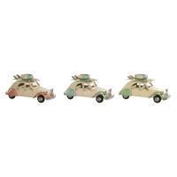 Decoratieve figuren Home ESPRIT Blauw Groen Roze Vintage 28 x 11 x 11,5 cm (3 Stuks)