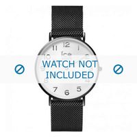 Horlogeband Ice Watch 012699 / 012698 / 012771 Staal Zwart 20mm Horlogeband Ice Watch 012699 / 012698 / 012771 Staal Zwart 20mm