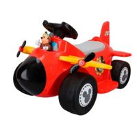 Elektrische auto voor kinderen Mickey Mouse Batterij Vliegtuigje 6 V