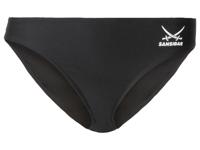 SANSIBAR Dames bikinibroekje (38, Zwart) - thumbnail