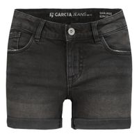 Garcia Meisjes jeans short - Zwart - thumbnail