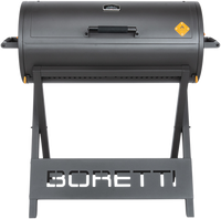 Boretti Barilo 2.0 Barbecue Vat Houtskool (brandstof) Antraciet - thumbnail