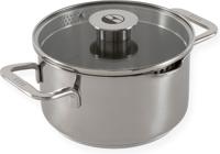 ELLE Gourmet Classique Kookpan met Deksel - Ø 24 cm - RVS