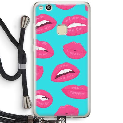 Bite my lip: Huawei Ascend P10 Lite Transparant Hoesje met koord
