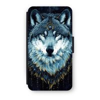 Darkness Wolf: iPhone X Flip Hoesje