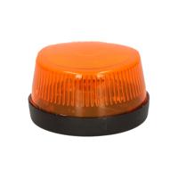 Zwaailamp/zwaailicht met sirene - LED - oranje - waarschuwingslicht - 7 cm