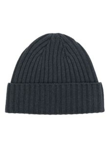 N.Peal bonnet nervuré en maille épaisse - Bleu