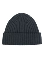 N.Peal bonnet nervuré en maille épaisse - Bleu - thumbnail