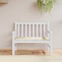 VidaXL Tuinbankkussen 120x50x3 cm oxford stof crèmekleurig