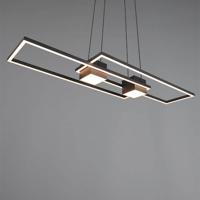 Trio Led hanglamp kantoorAlbany zwart - 347710432