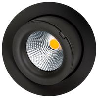 LED inbouwspot 9W 4000K 800 lumen mat zwart kantelbaar outdoor SG 903403