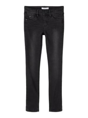 Name it winter jeansbroek jongens - zwart - skinny fit - NkmPete