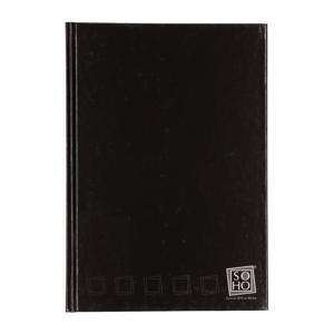 Luxe zwarte schrift gelinieerd - A5 formaat - schriften voor school / notitieboek - 160 pagina