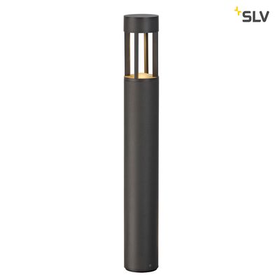 Buitenlamp staand design SLOTS 65 aluminium antraciet incl. LED 6,3W 3000K