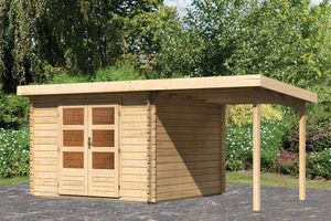 Woodfeeling | Tuinhuis Bastrup 5 met Overkapping 2,0