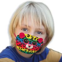TY Wasbaar Kinder Mondkapje Luipaard Dotty Verstelbaar 3+ - thumbnail