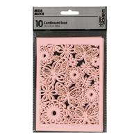 Creativ Company Patroonkarton, vel 10,5x15 cm, 200 gr, lichtrood, 10 stuk/ 1 doos