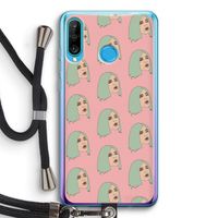 King Kylie: Huawei P30 Lite Transparant Hoesje met koord