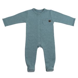 Baby's Only boxpakje met voetjes Melange Stone Green Maat