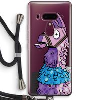Lama: HTC U12+ Transparant Hoesje met koord