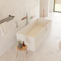 Ligbad Vrijstaand Ideavit Solidstar 170x72x55 cm Solid Surface Mat Wit Ideavit