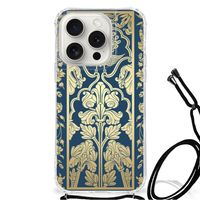 iPhone 15 Pro Case Beige Flowers - thumbnail