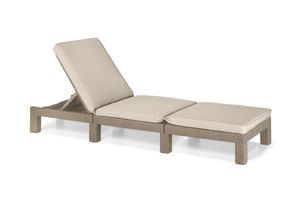 Allibert ligbed Daytona - cappuccino - 22x65x195 cm - Leen Bakker