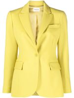 P.A.R.O.S.H. blazer boutonné à revers crantés - Vert