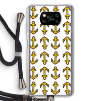 Musketon Anchor: Xiaomi Poco X3 NFC Transparant Hoesje met koord
