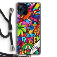 Represent: Oppo Find X3 Transparant Hoesje met koord