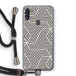 Magic pattern: Samsung Galaxy A11 Transparant Hoesje met koord