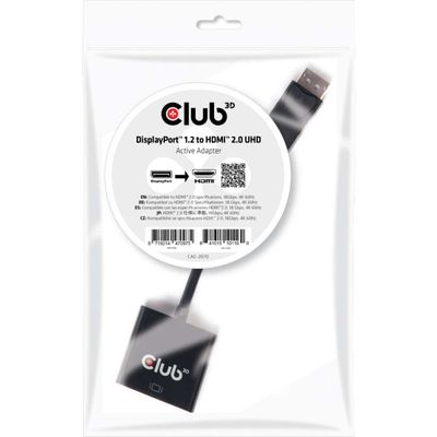 DisplayPort 1.2 > HDMI 2.0 UHD Active Adapter Adapter
